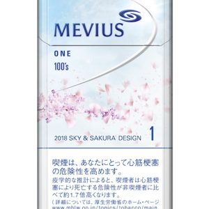 Сигареты Mevius Sky & Sakura 100's One Сигареты Mevius Sky & Sakura 100's One