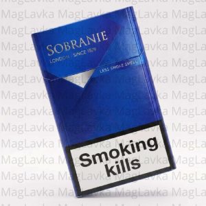 sobranie cigarettes blue "Sobranie London Blue" Moscow Russia January 31 2017